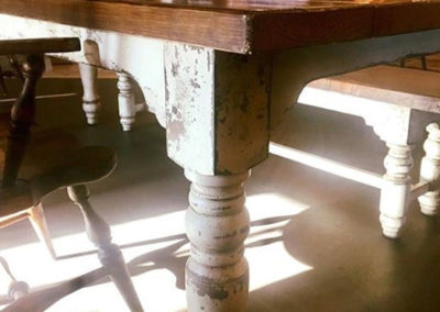 Handmade Amish Little Valley Farm Table By The Louden Furniture Company