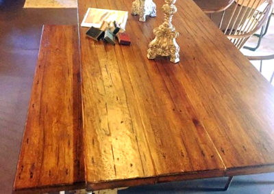 Handmade Amish Little Valley Farm Table By The Louden Furniture Company