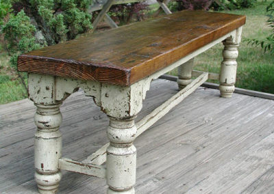 The “Stockton Farm Table” Bench