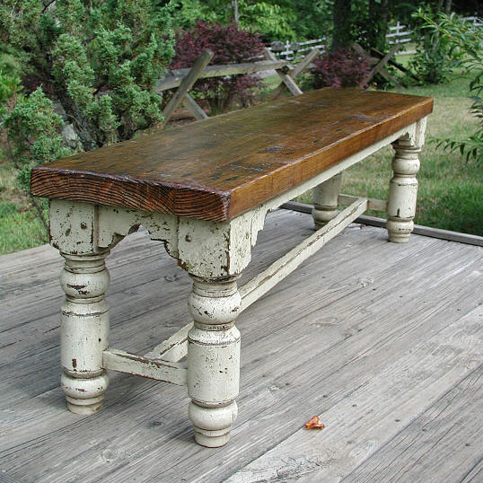 The “Stockton Farm Table” Bench