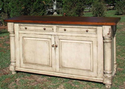 Handmade Amish Westfield Credenza & Hutch By The Louden Furniture Company